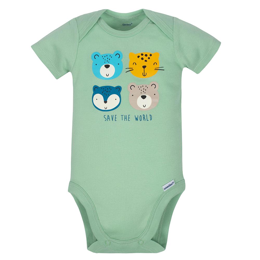 3-Piece Baby Boys Save the Animals Bodysuits & Pant Set, additional view 2