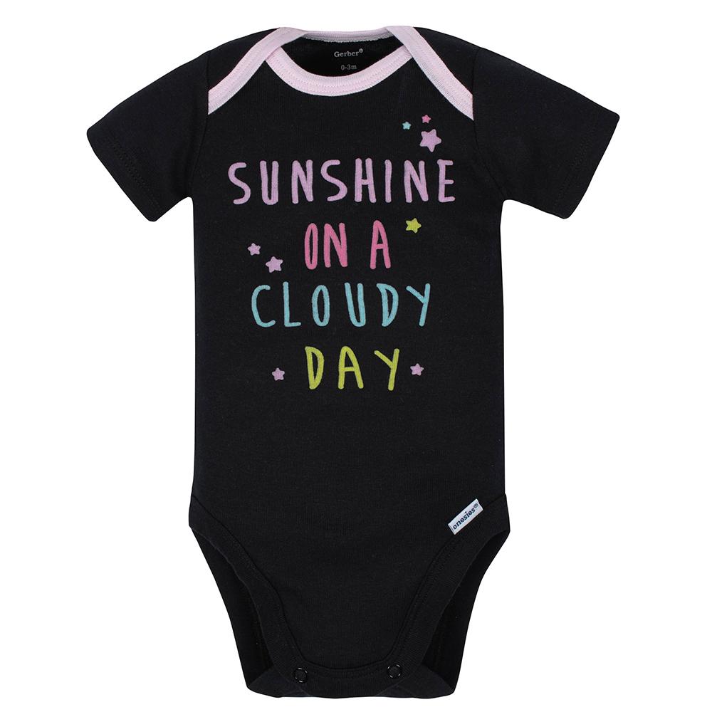 3-Piece Baby Girls Sunshine Bodysuits & Pant Set, additional view 1