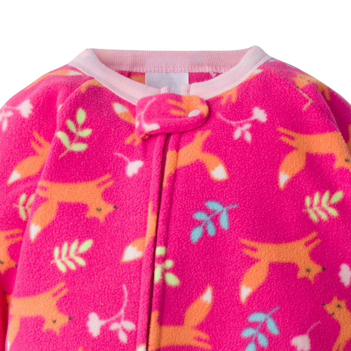 2-Pack Baby Girls Fox Blanket Sleepers, additional view 2