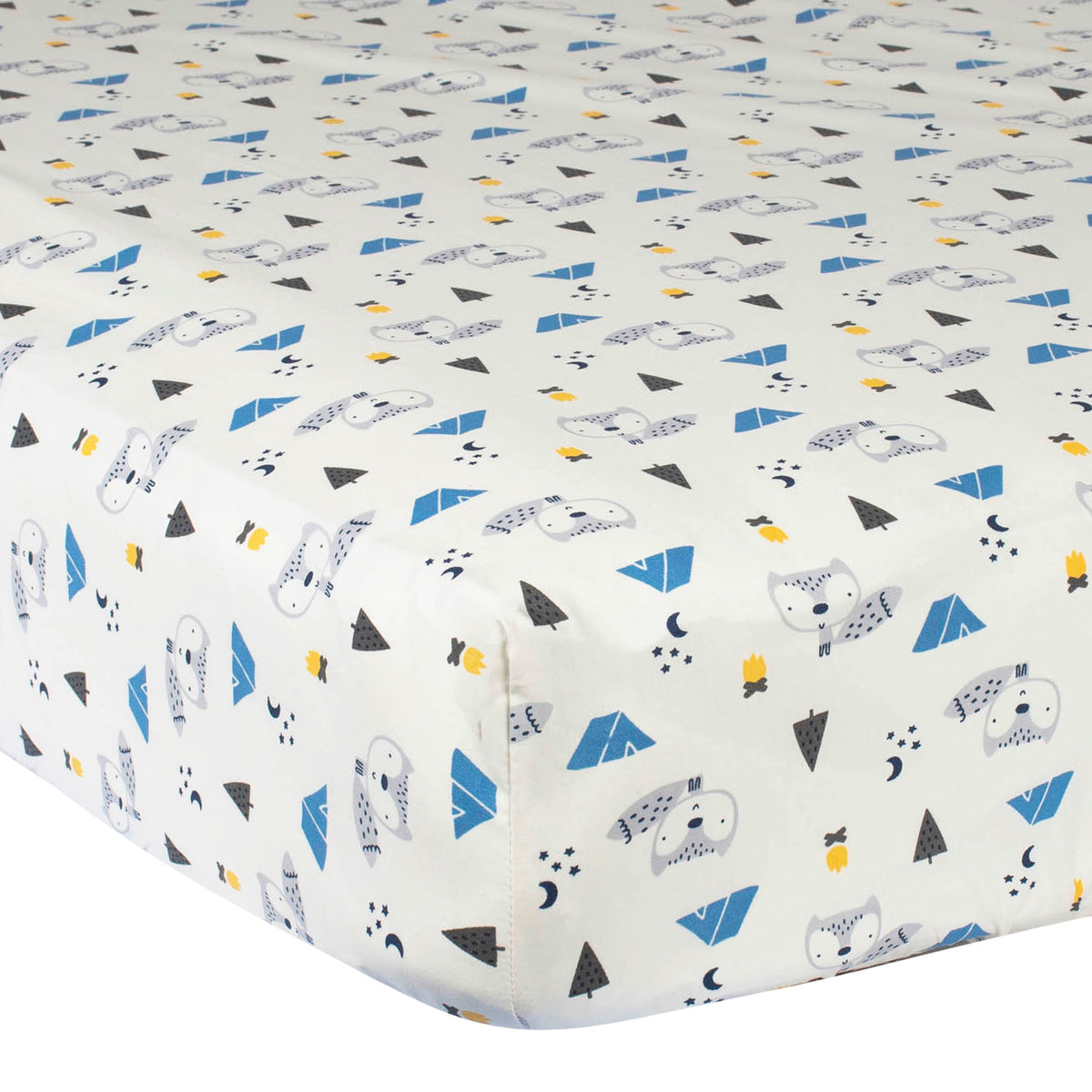 Boys Fox Fitted Crib Sheets