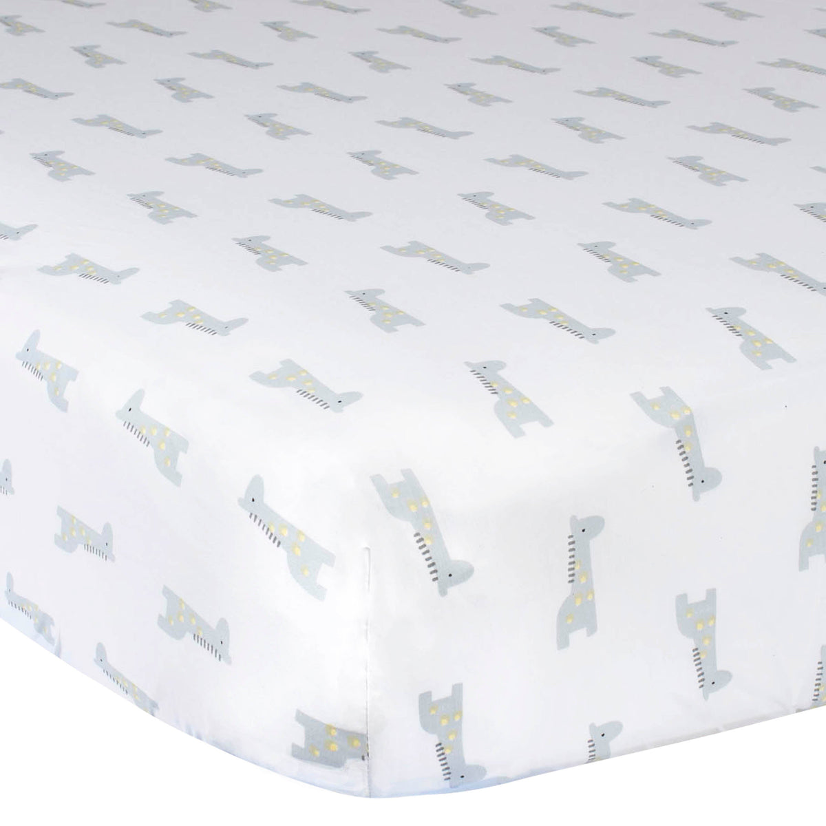 Baby Neutral Giraffe Fitted Crib Sheet