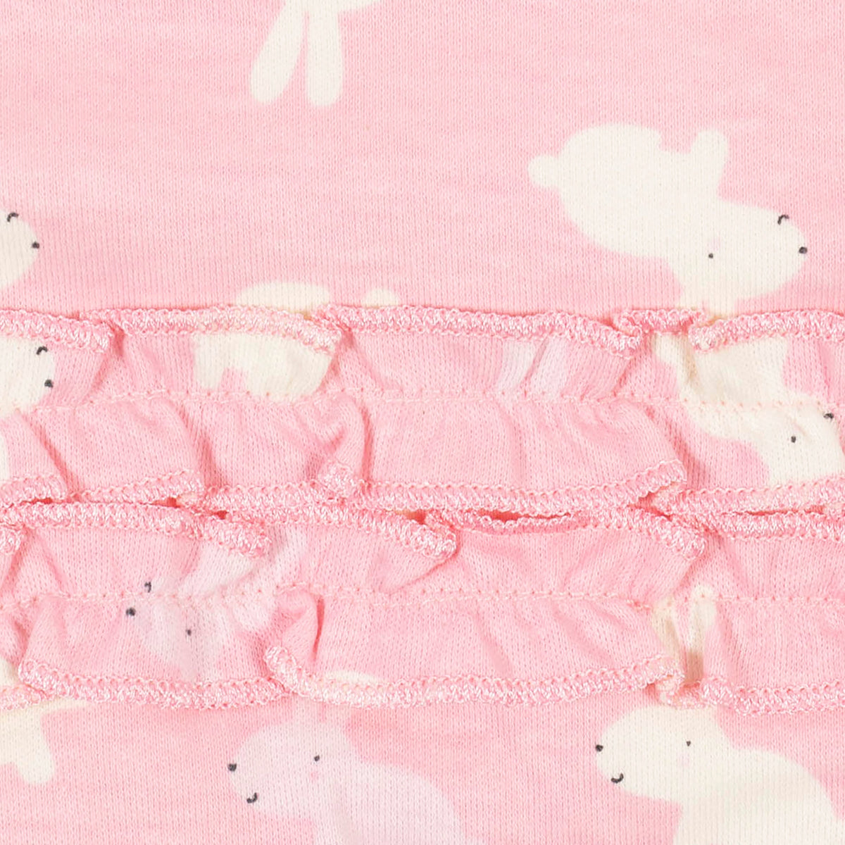 4-Piece Baby Girls Bunny Take-Me-Home Set, close-up detail 3