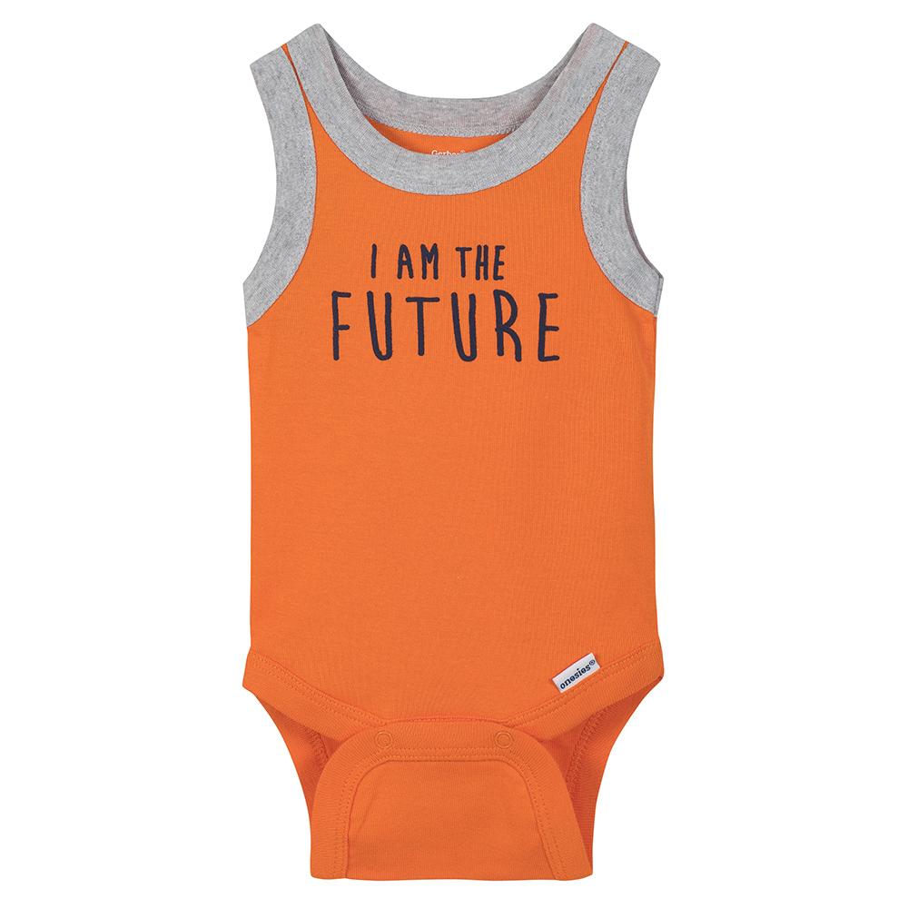 4-pack Boys Sleeveless Onesies Bodysuits, additional view 2