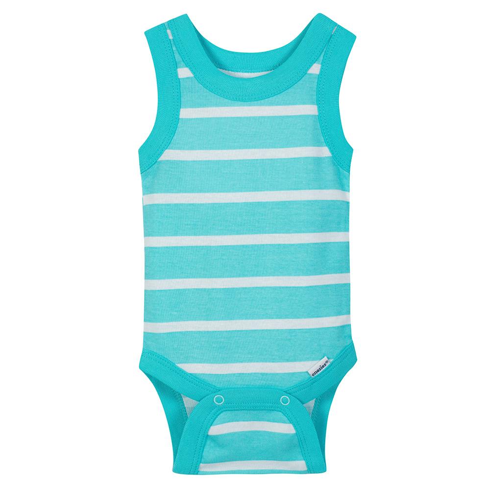 4-pack Boys Sharks Sleeveless Onesies Bodysuits, additional view 4