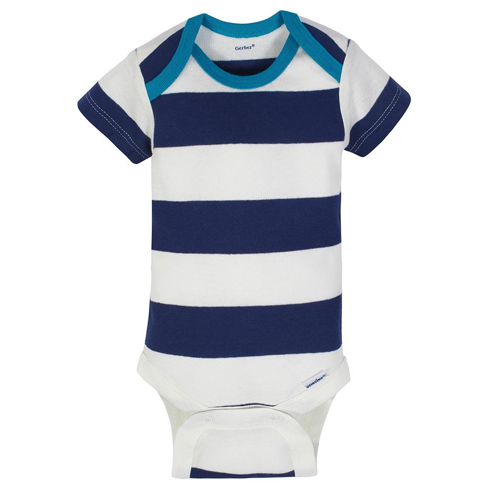 4-Pack Boys Dino Short Sleeve Onesies Bodysuits, additional view 6