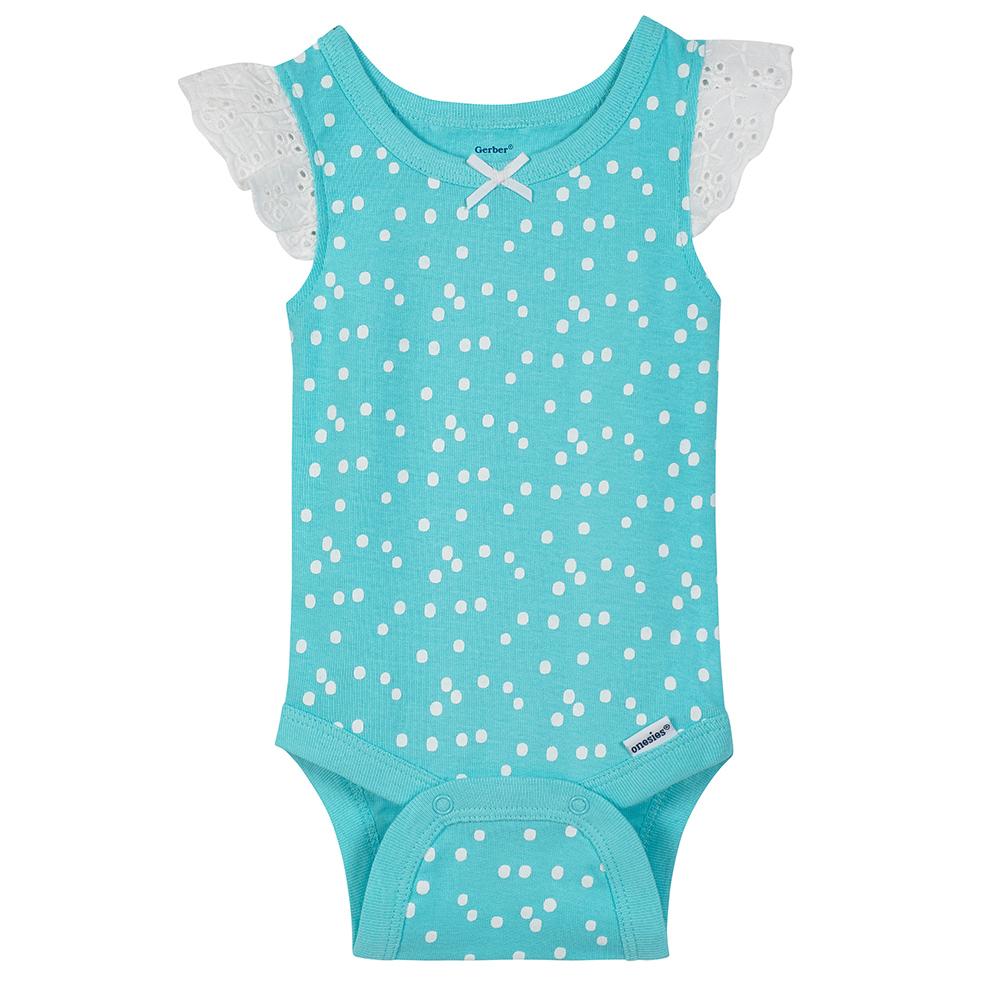 4-Pack Girls Ice Cream Sleeveless Onesies Bodysuits, additional view 3