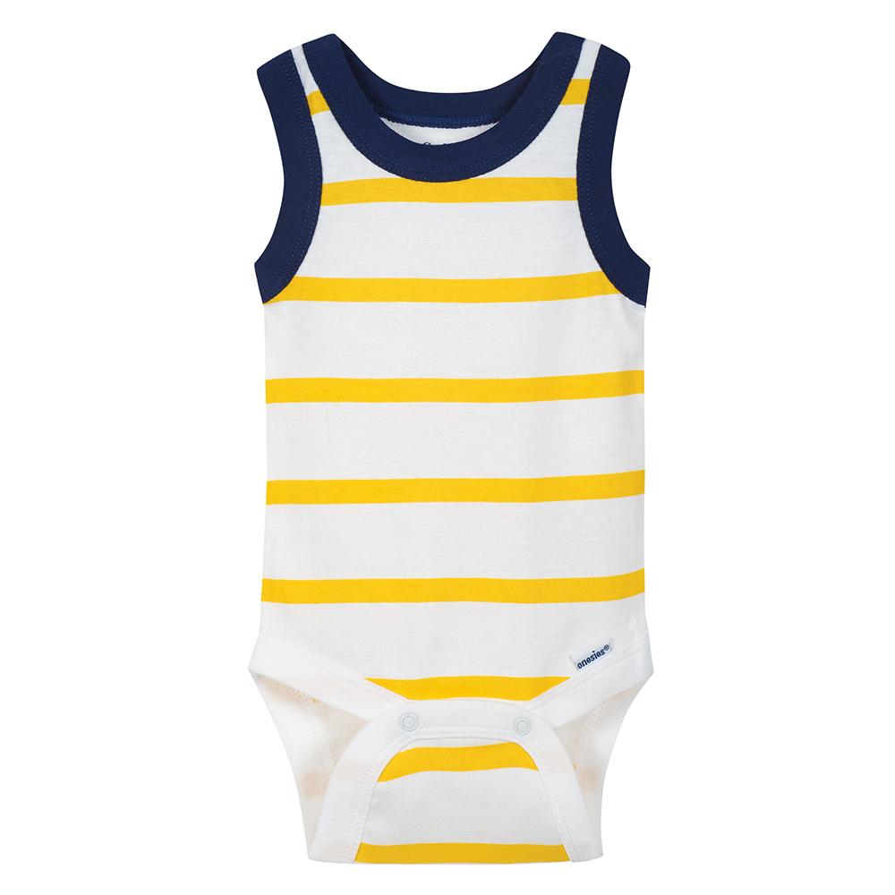 4-Pack Boys Surf Sleeveless Onesies Bodysuits, additional view 4
