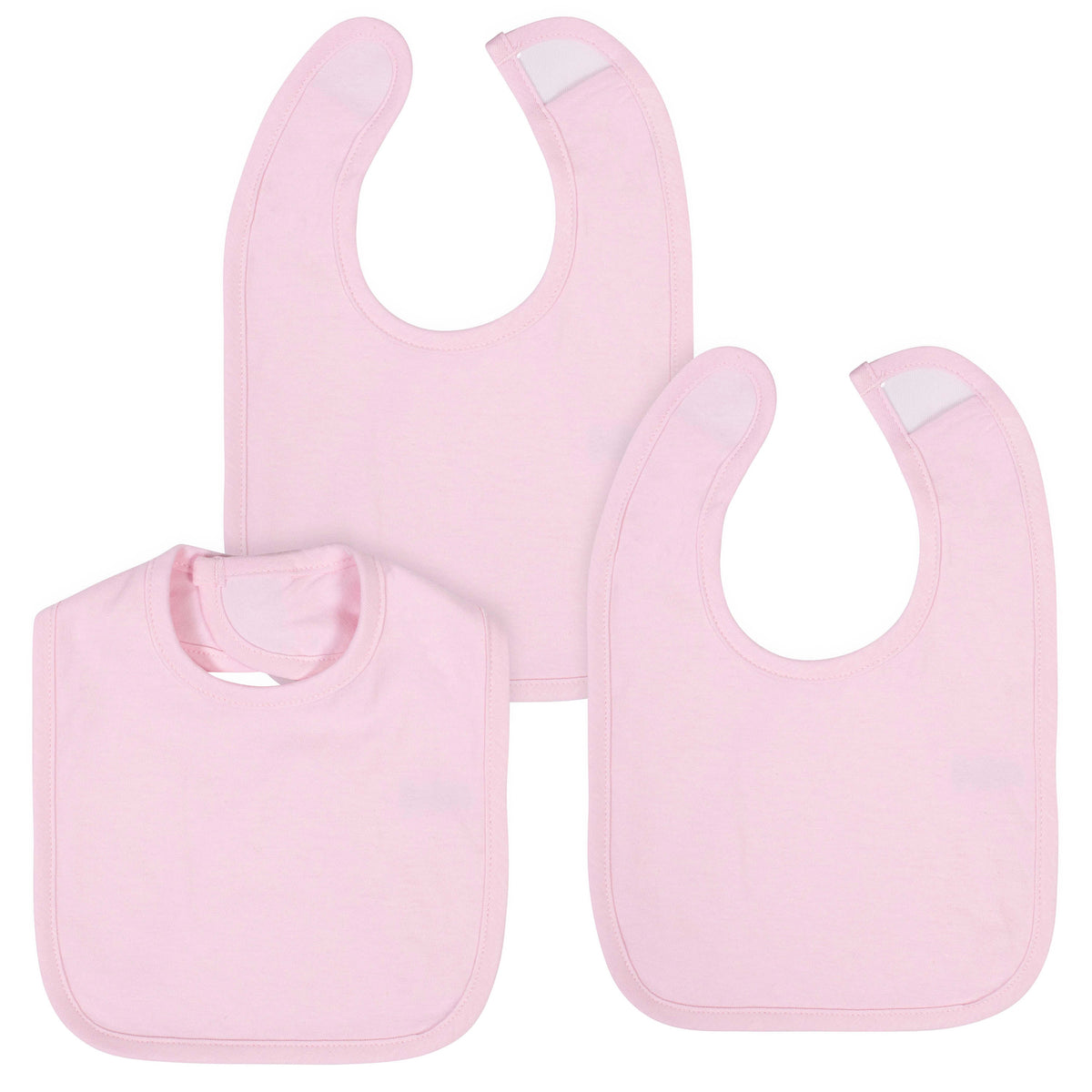 3-Pack Craft Pink Dribbler Bibs