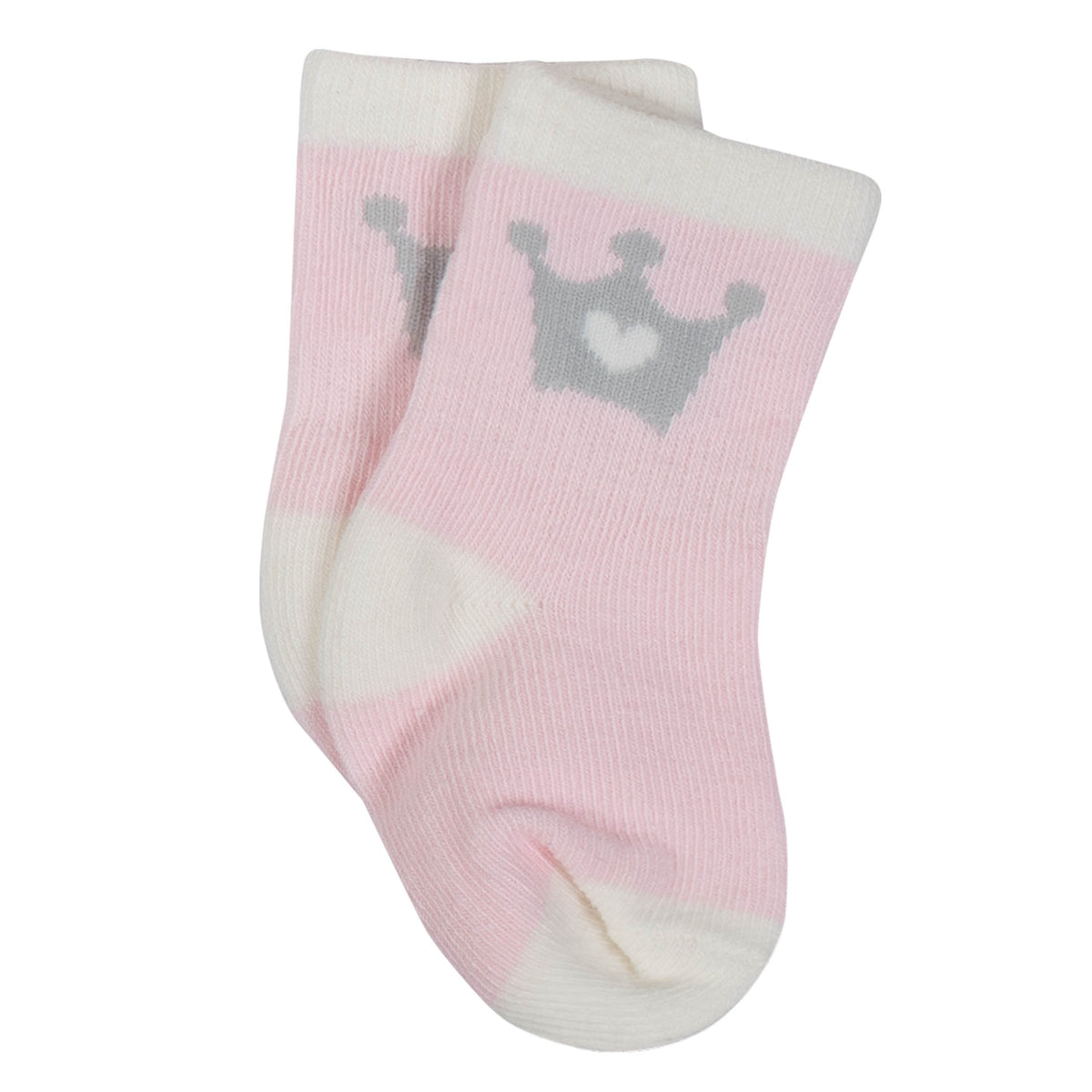 8-Pair Girls Princess Wiggle Proof Socks, additional view 1