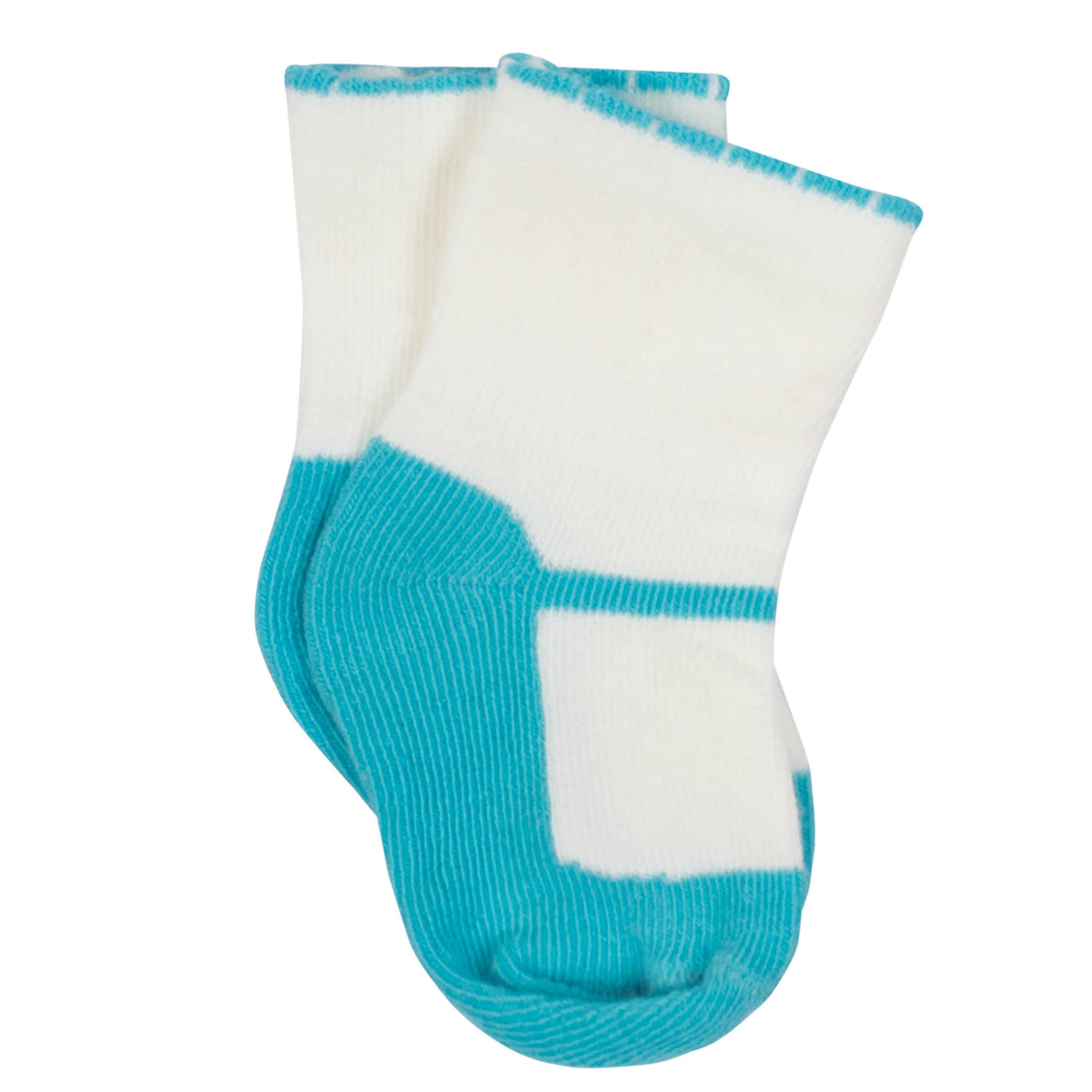 8-Pair Girls Jersey Wiggle Proof Socks, additional view 2
