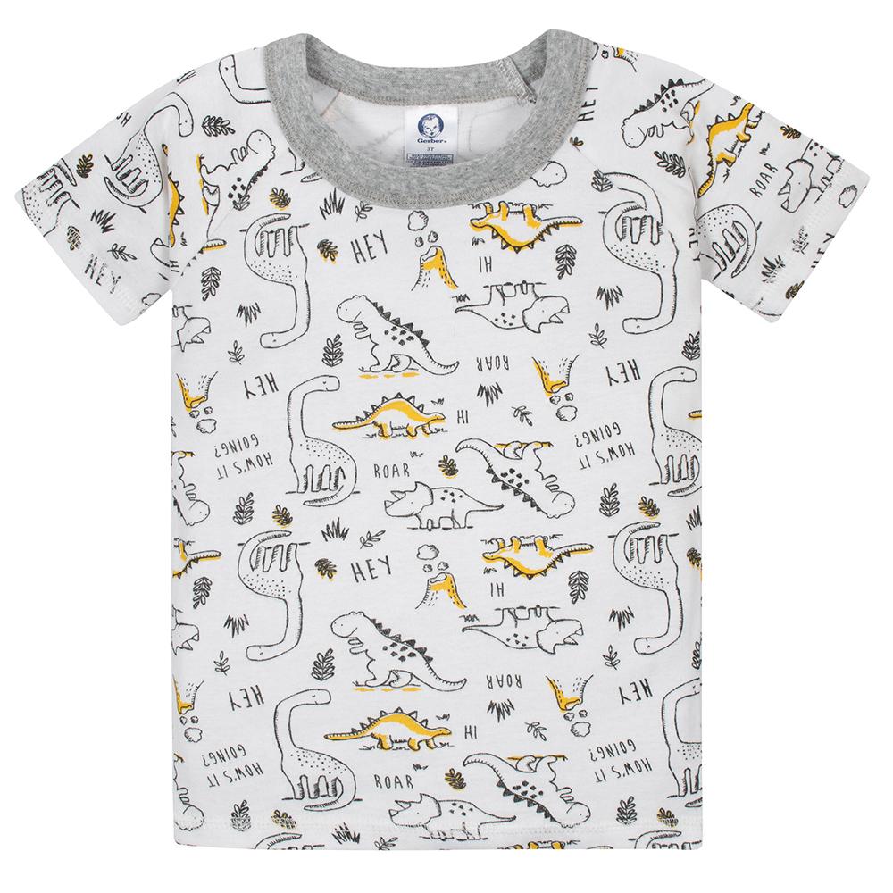 4-Piece Boys Dino Snug Fit Pajama Set, additional view 3