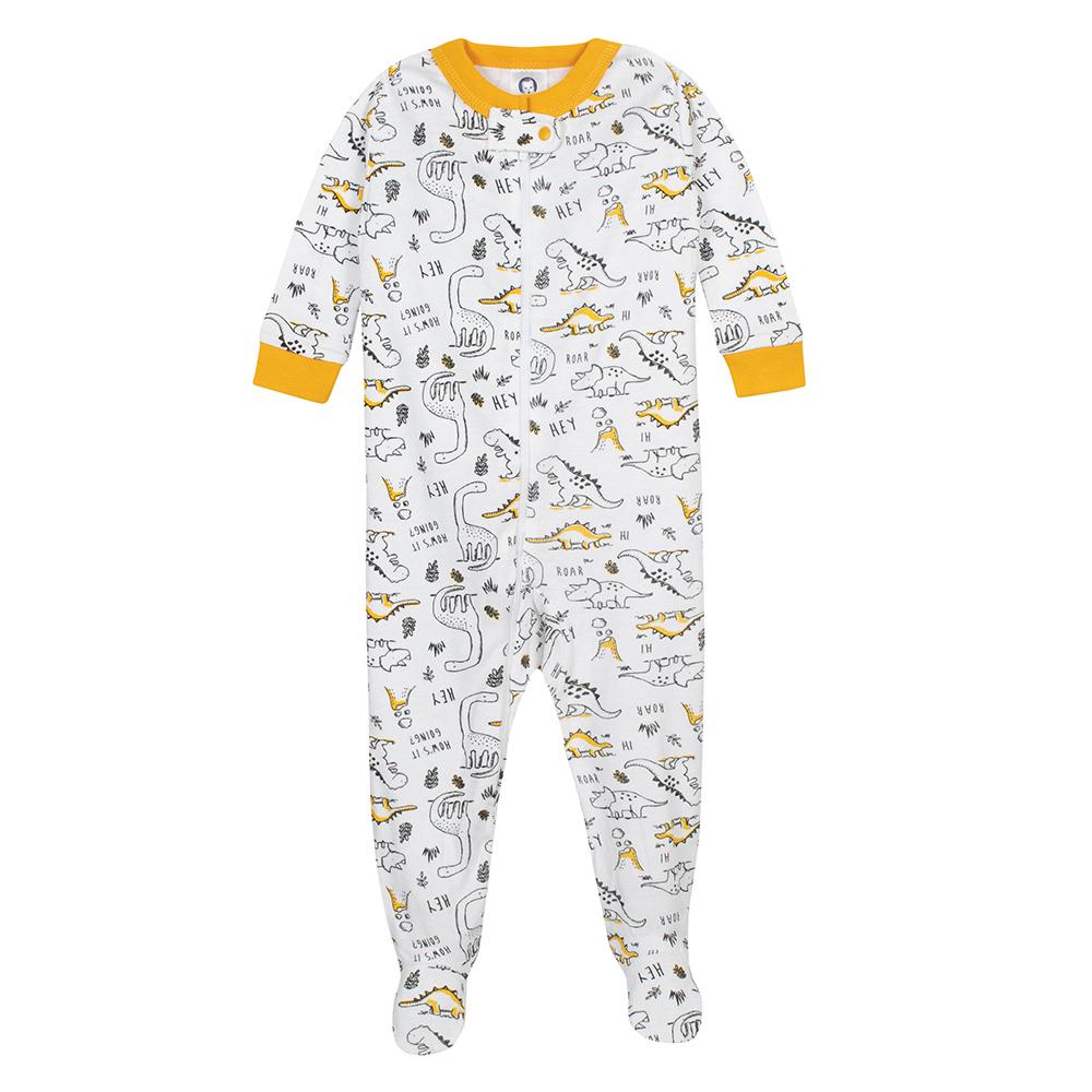 2-Pack Baby Boys Dinos Snug Fit Footed Pajamas, additional view 1