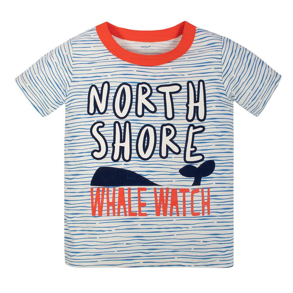 4-Piece Toddler Boys Whale Shirts, Shorts & Pants Set, additional view 1