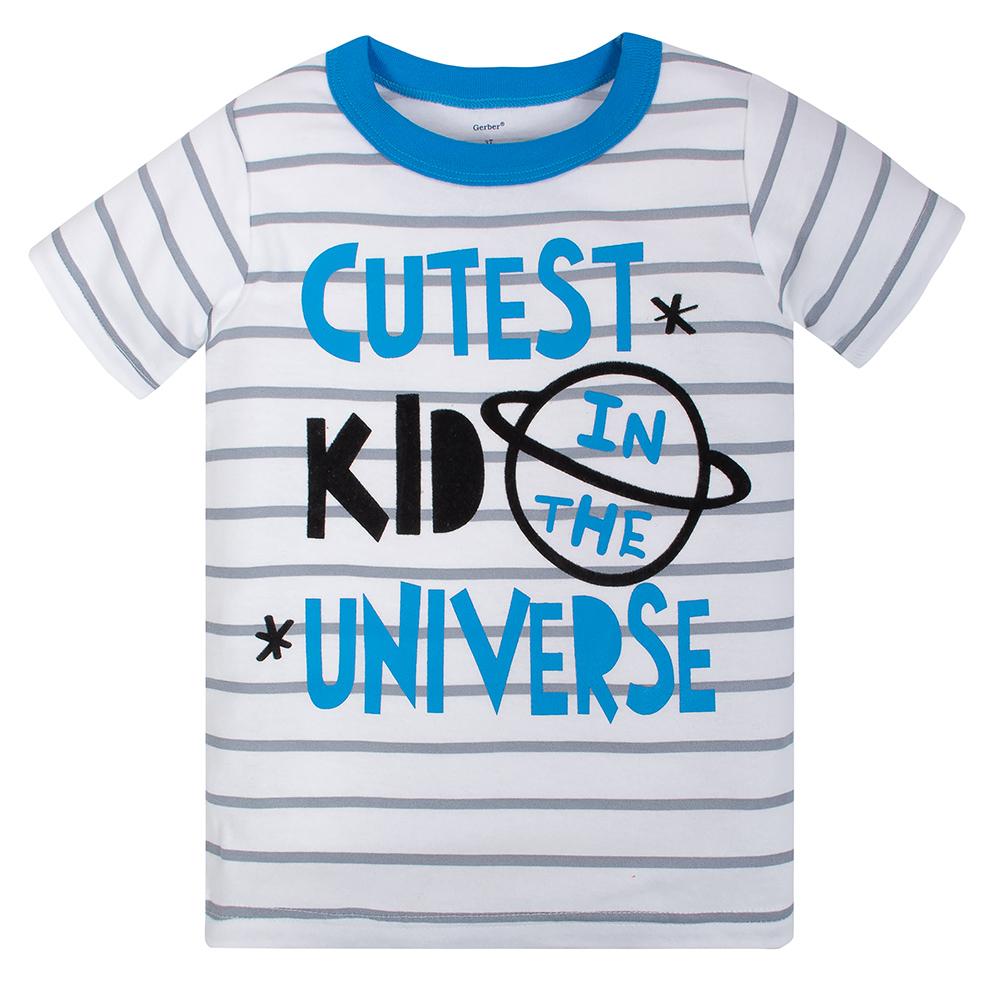 4-Piece Toddler Boys Rocket Ship Shirts, Shorts & Pants Set, additional view 2