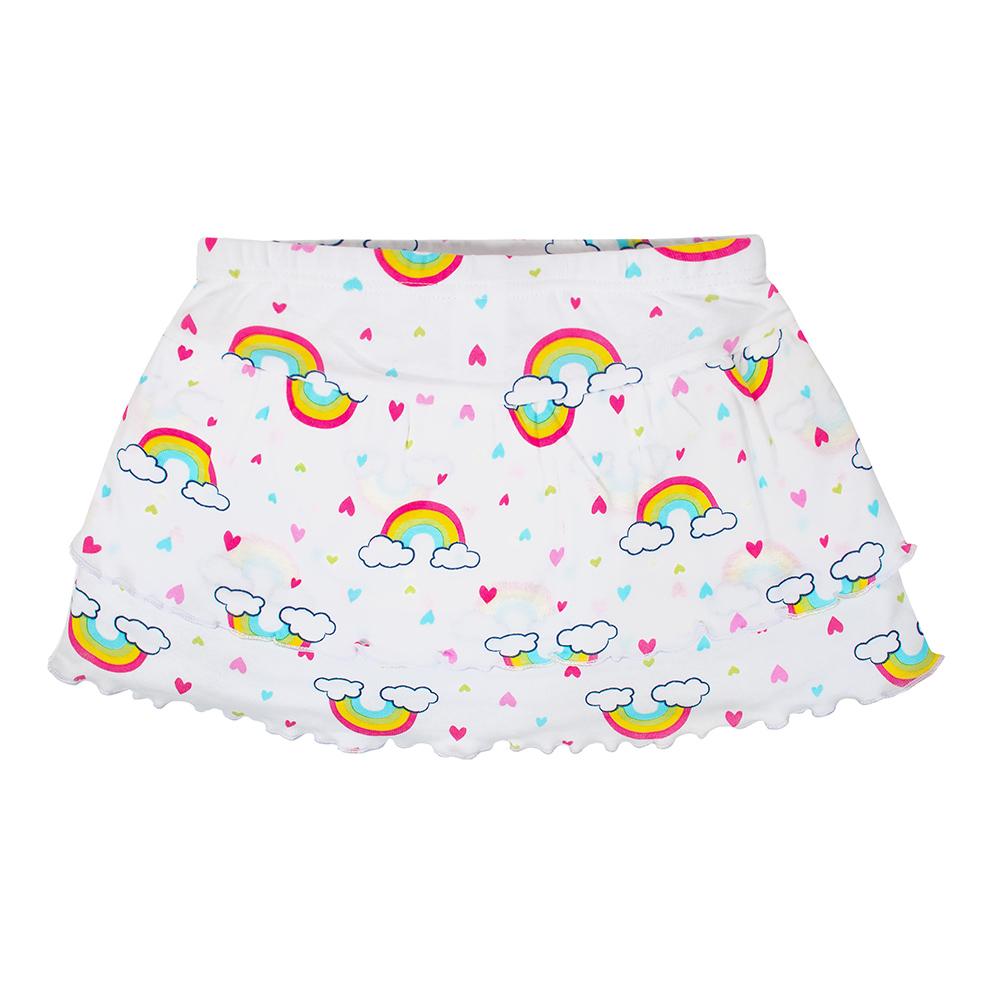 4-Piece Toddler Girls Rainbow Shirts, Pant & Skort Set, additional view 4