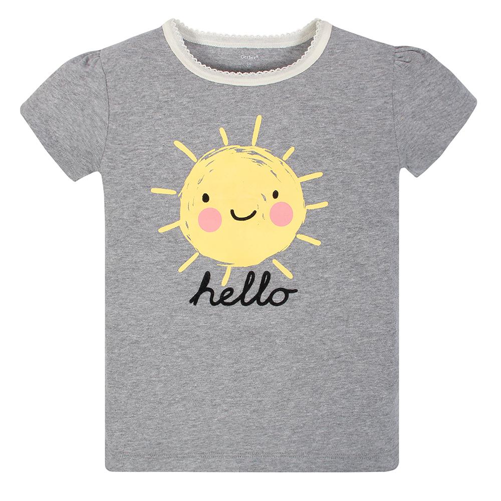 4-Piece Toddler Girls Sunshine Shirts, Pant & Skort Set, additional view 1