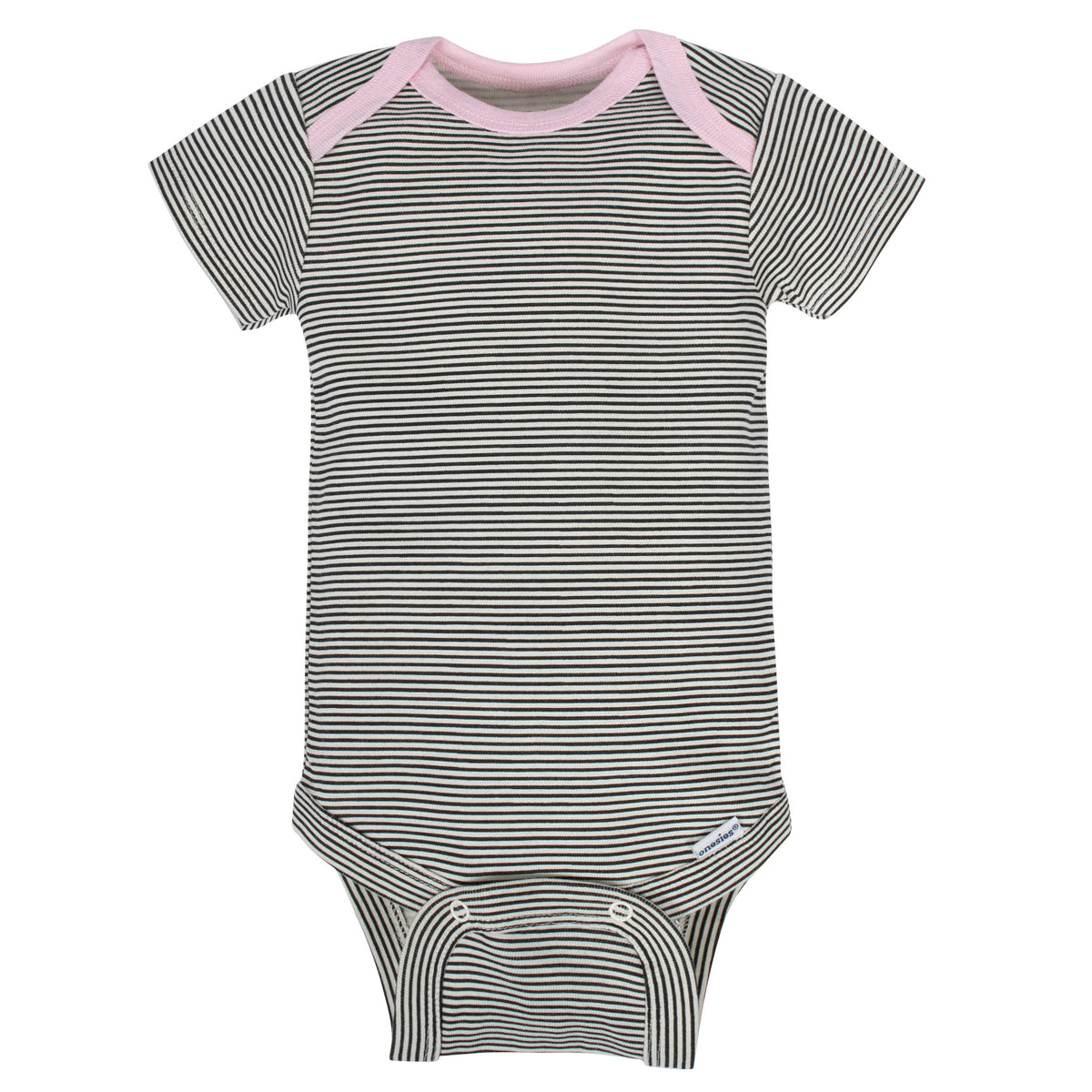 8-Pack Baby Girls Bunny Short Sleeve Onesies Bodysuits, additional view 2