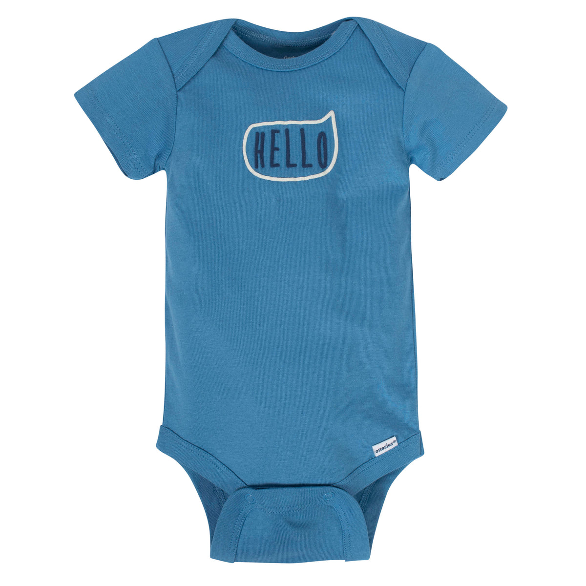 8-Pack Baby Boys Fox Short Sleeve Onesies Bodysuits, additional view 1