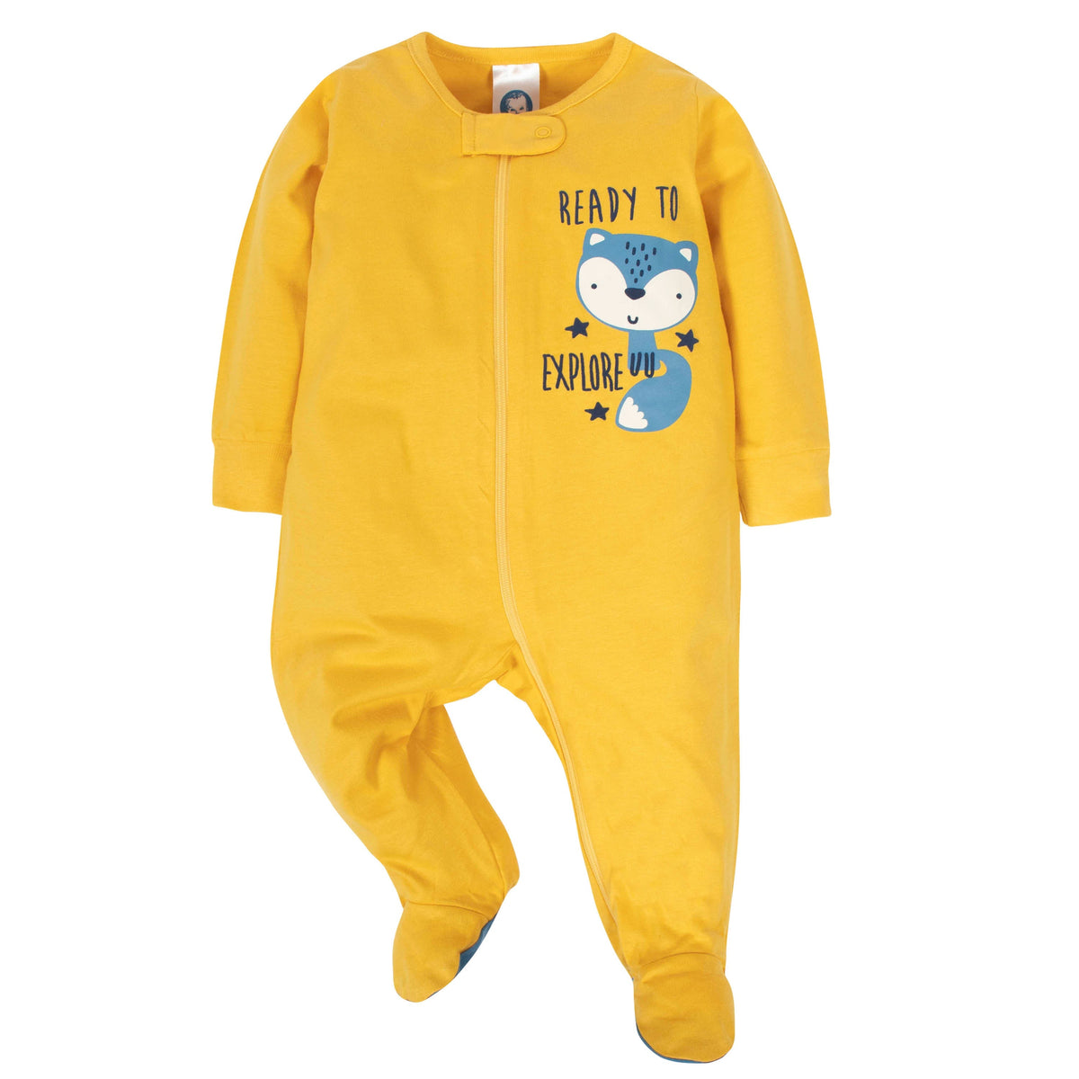 4-Pack Baby Boys Fox Zip Front Sleep ‘n Plays, additional view 1