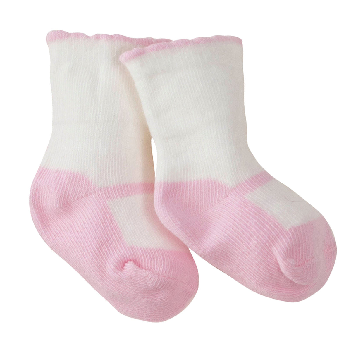 6-Pack Girls Bunny Wiggle Proof Jersey Crew Socks, additional view 1