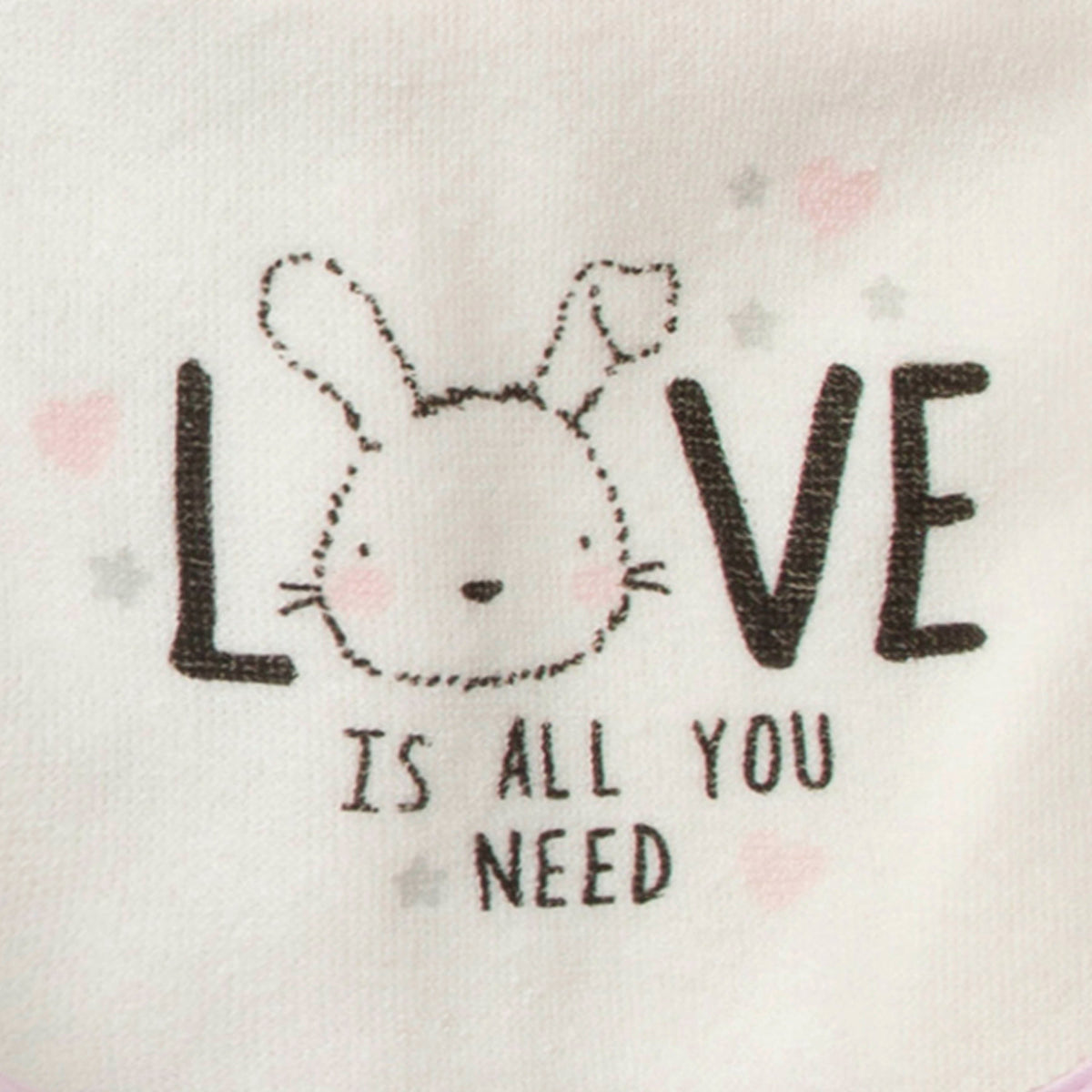 3-Pack Girls Bunny Terry Burp Cloths, additional view 1