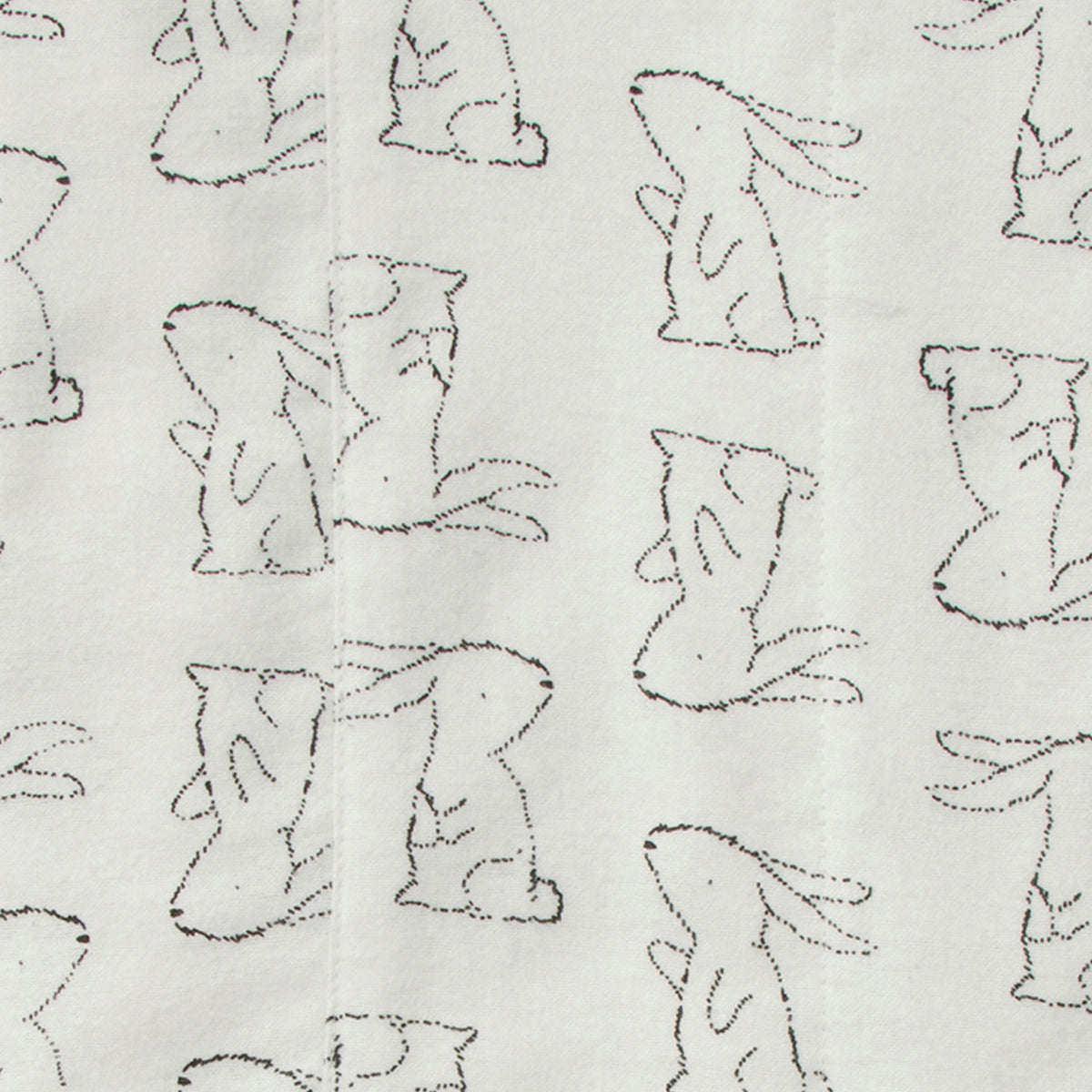 4-Pack Girls Bunny Flannel Burp Cloths, additional view 1