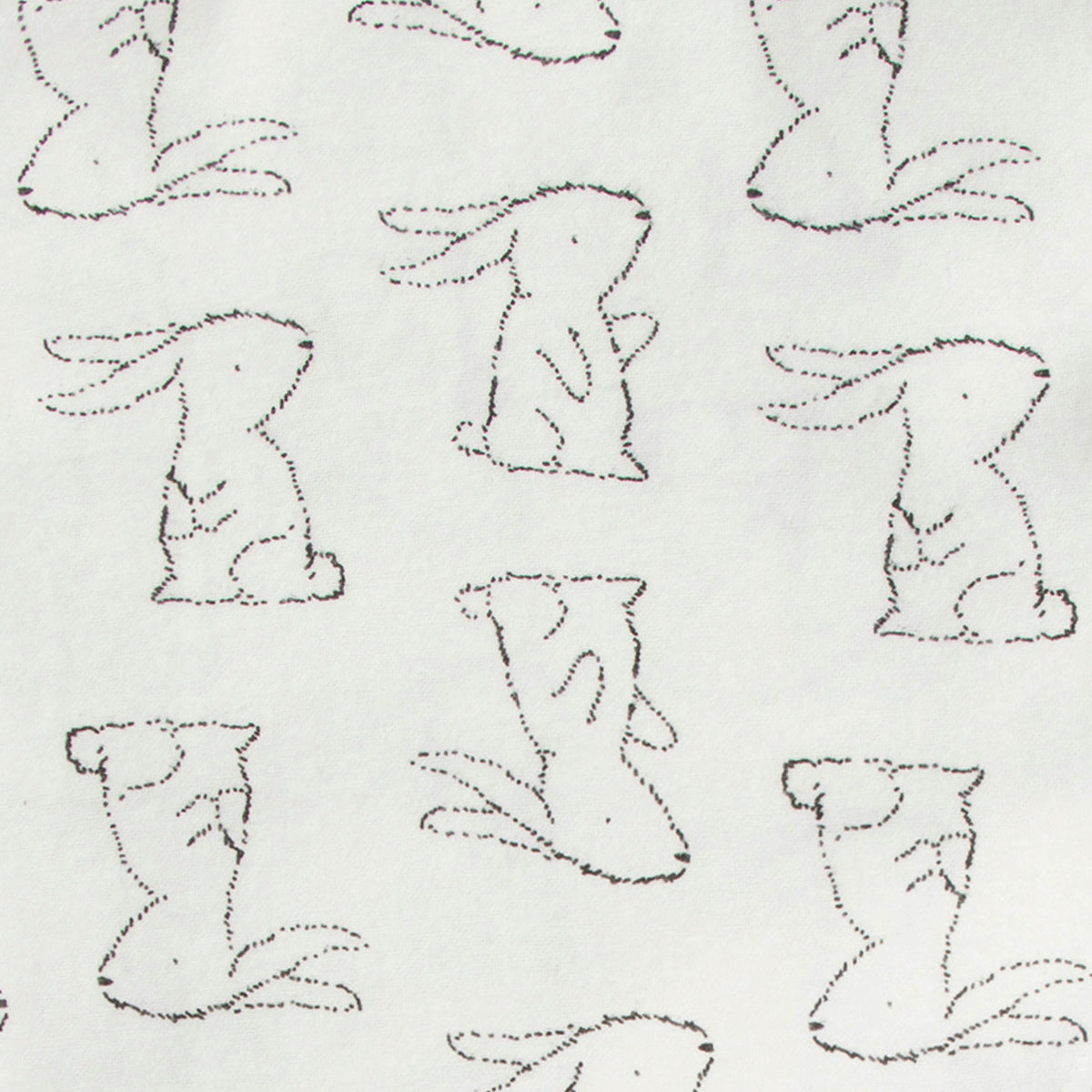 4-Pack Girls Bunny Flannel Receiving Blankets, additional view 1