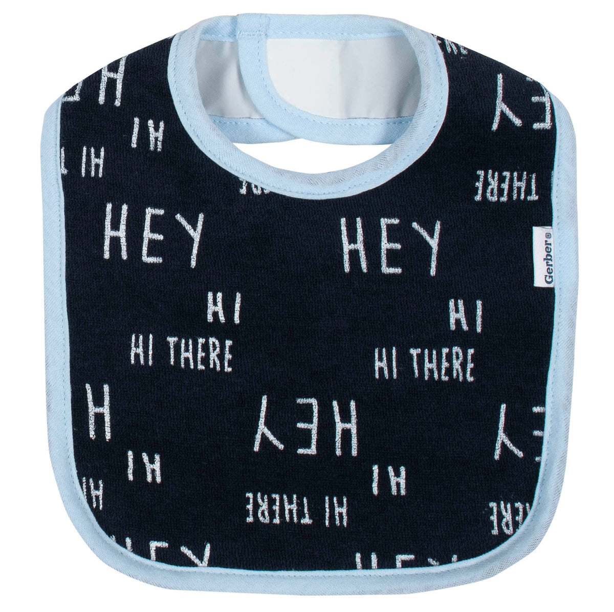 3-Pack Boys Bear Terry Bibs, additional view 2