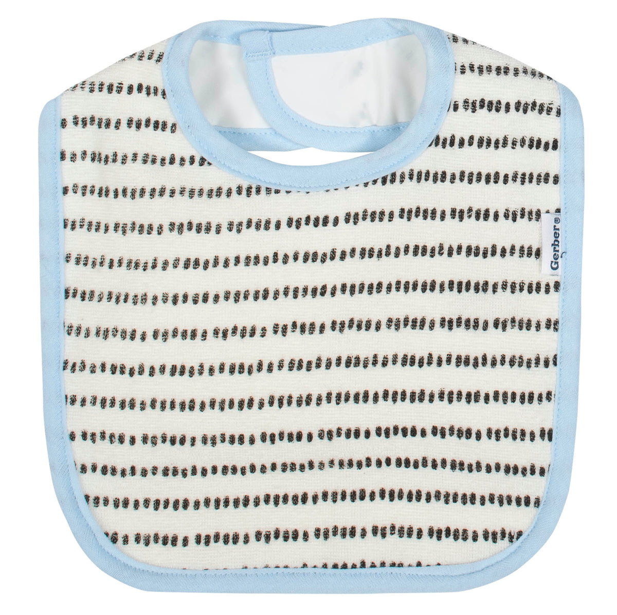 3-Pack Boys Bear Terry Bibs, additional view 3