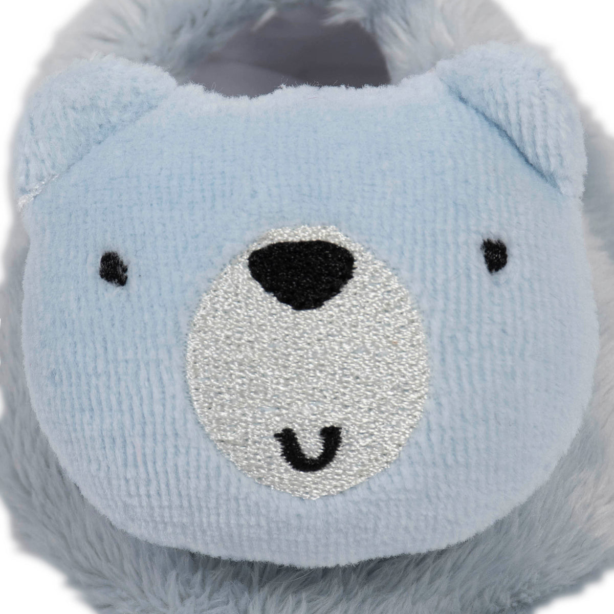 1-Pack Boys Bear Velboa Booties, additional view 1
