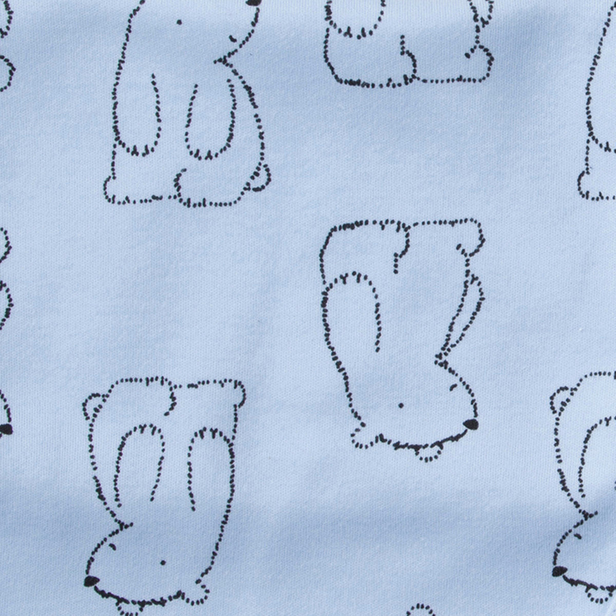4-Pack Boys Bear Terry Burp Cloths, additional view 1
