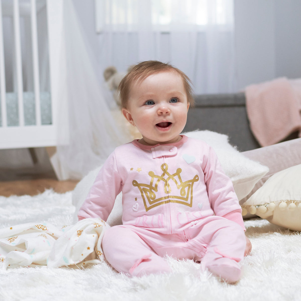 2-Pack Girls Princess Castle Sleep N' Play, lifestyle photo 4