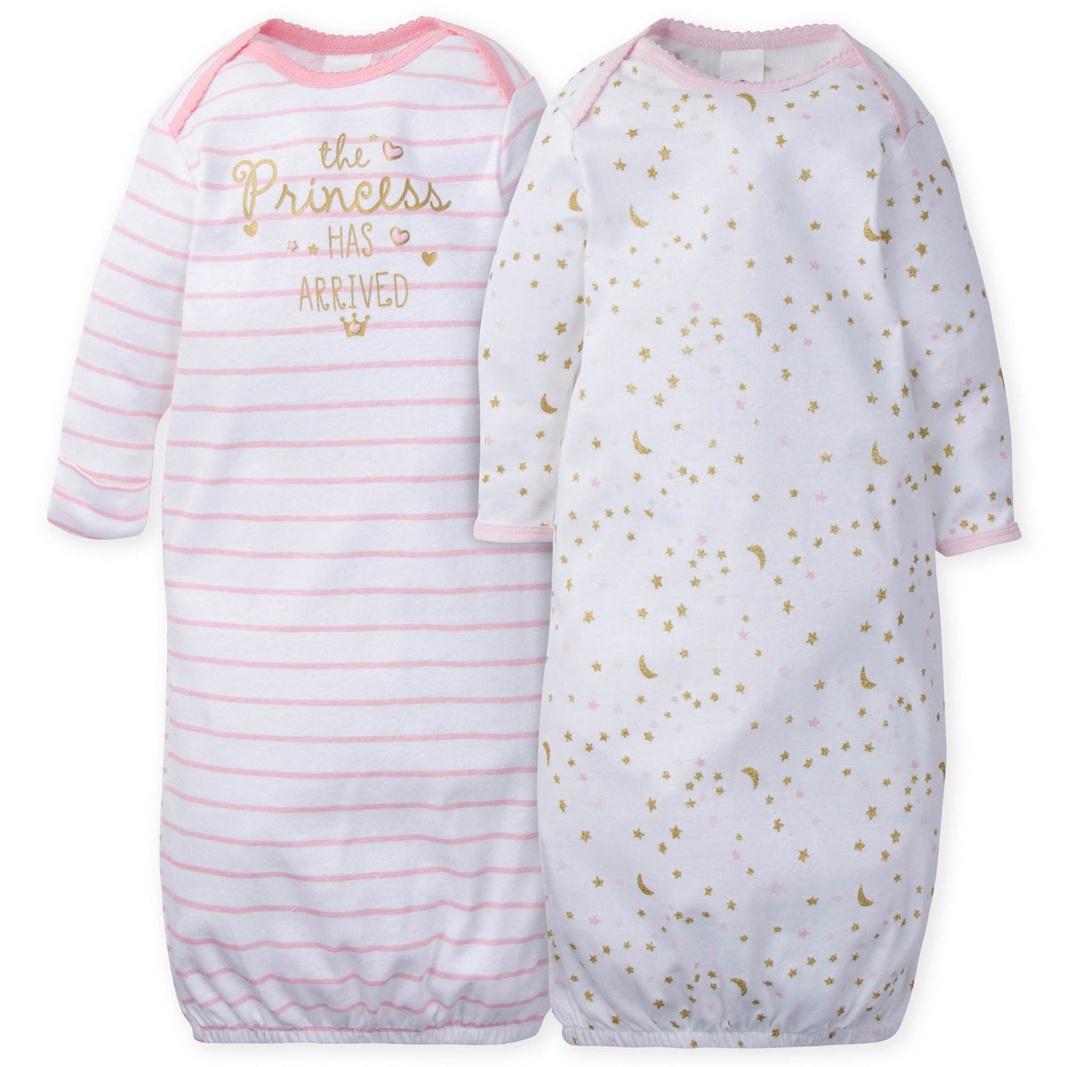 2-Pack Girls Princess Castle Gowns