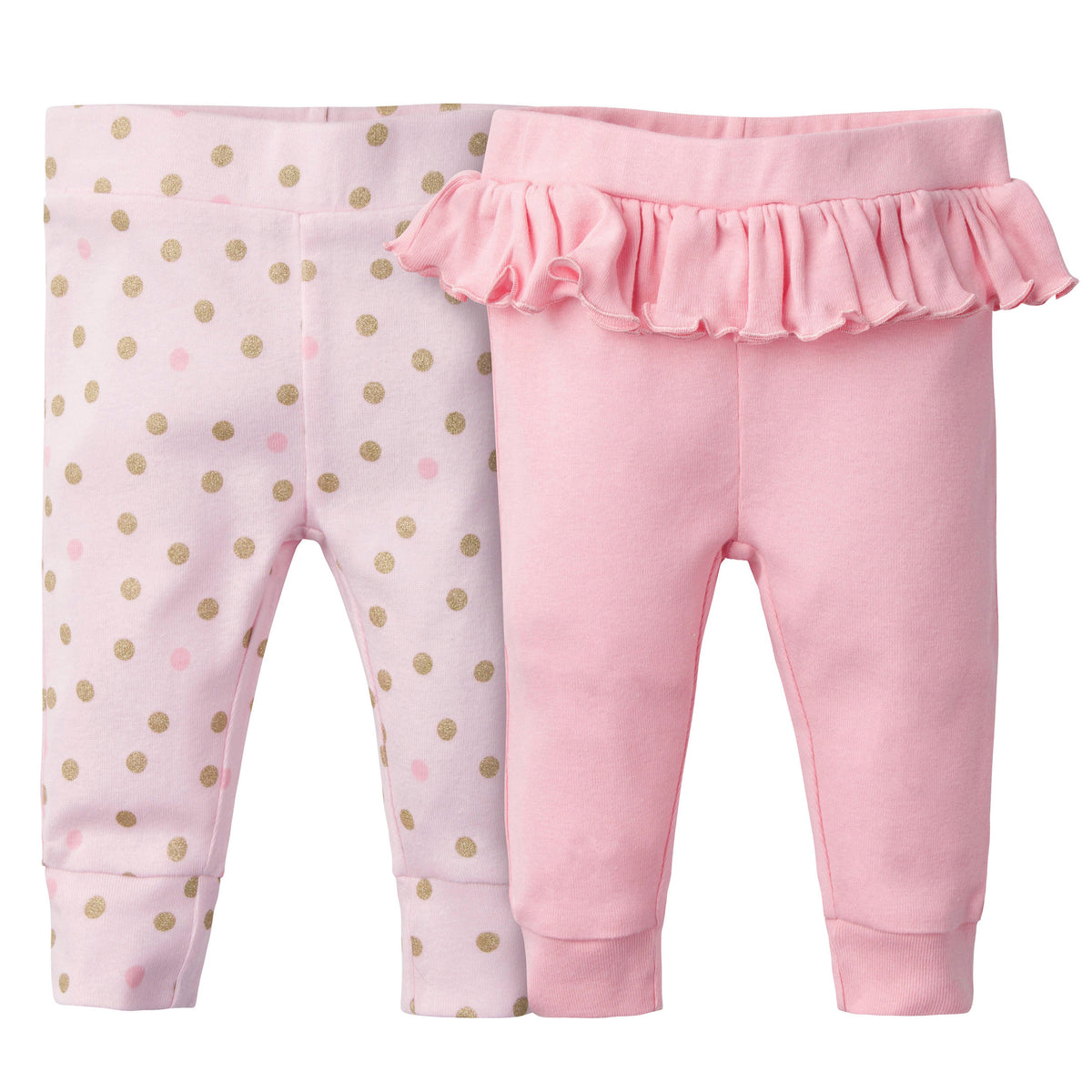 2-Pack Girls Princess Castle Active Pants
