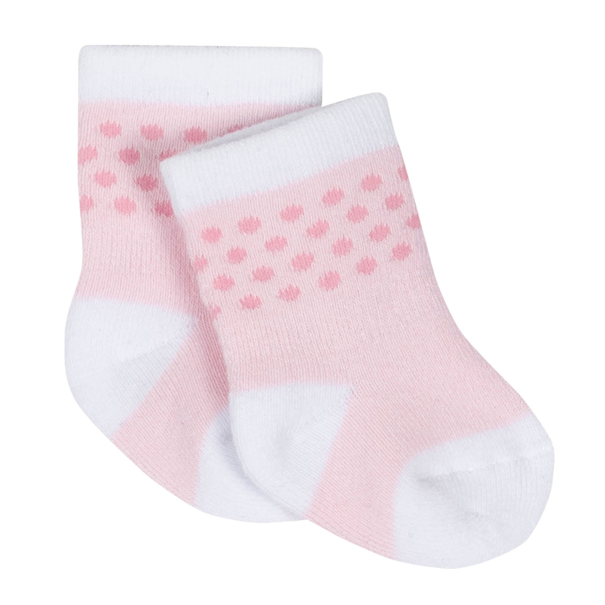 6-Pack Girls Princess Castle Wiggle Proof Terry Crew Socks, additional view 1