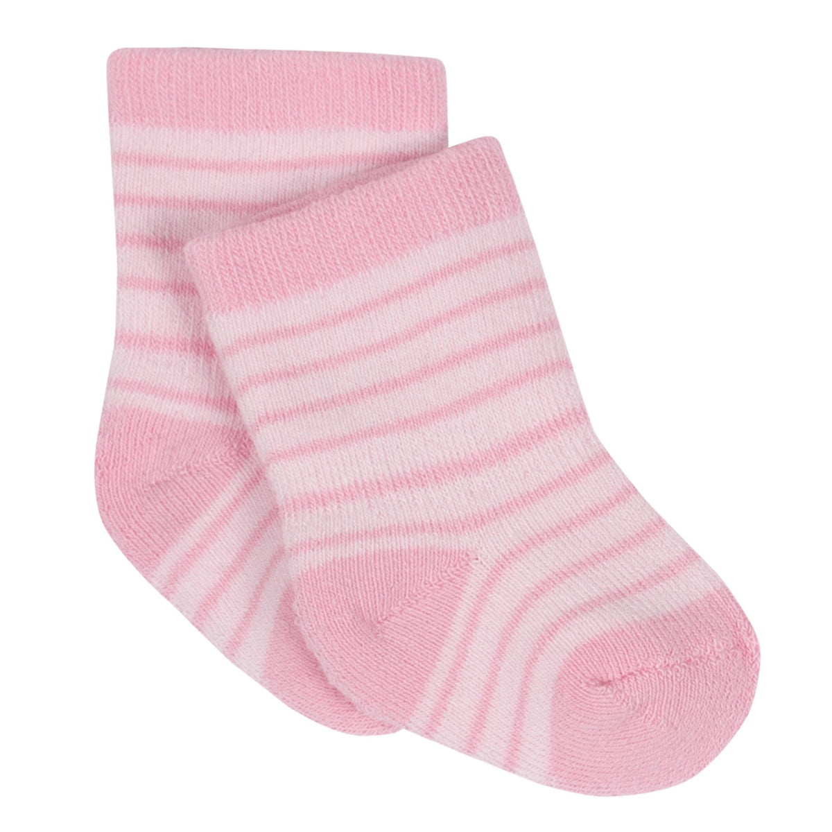 6-Pack Girls Princess Castle Wiggle Proof Terry Crew Socks, additional view 2