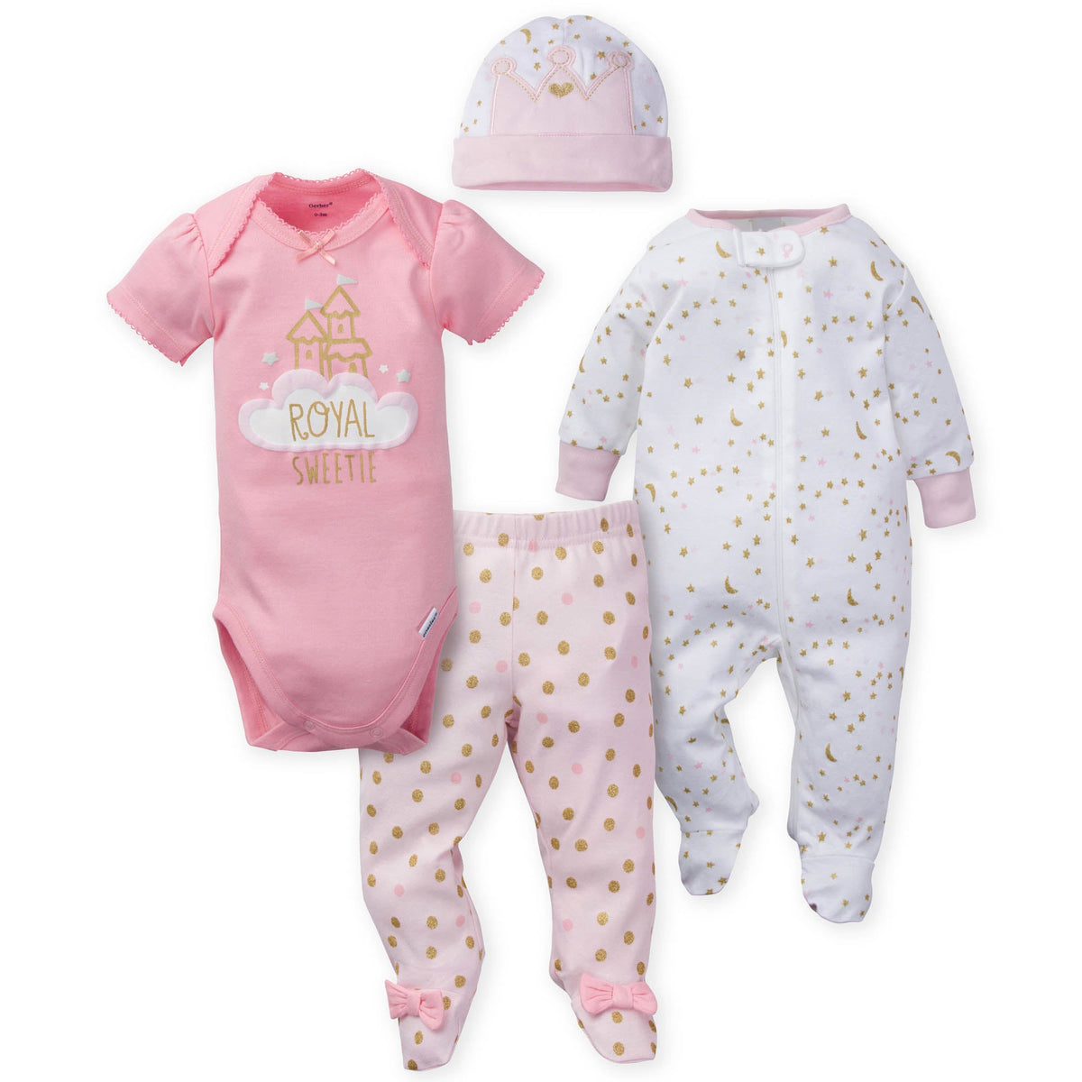4-Piece Girls Princess Castle Take-Me-Home Set