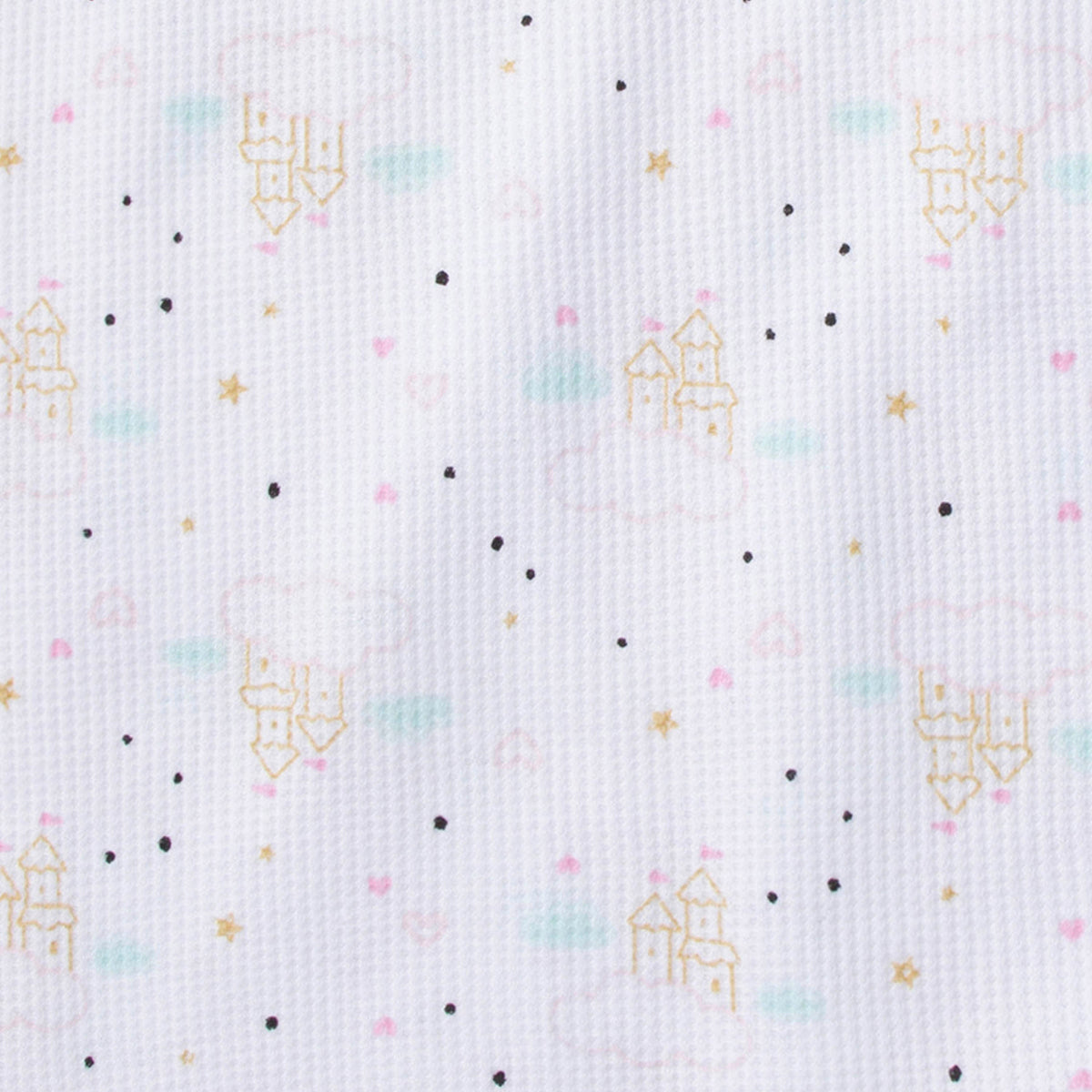 2-Pack Girls Princess Castle Thermal Receiving Blankets, additional view 1