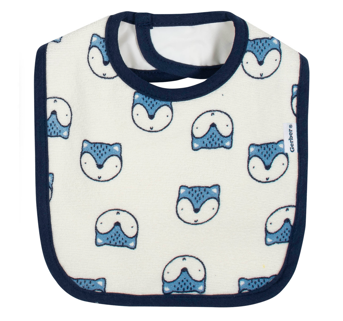3-Pack Boys Fox Terry Bibs, additional view 3