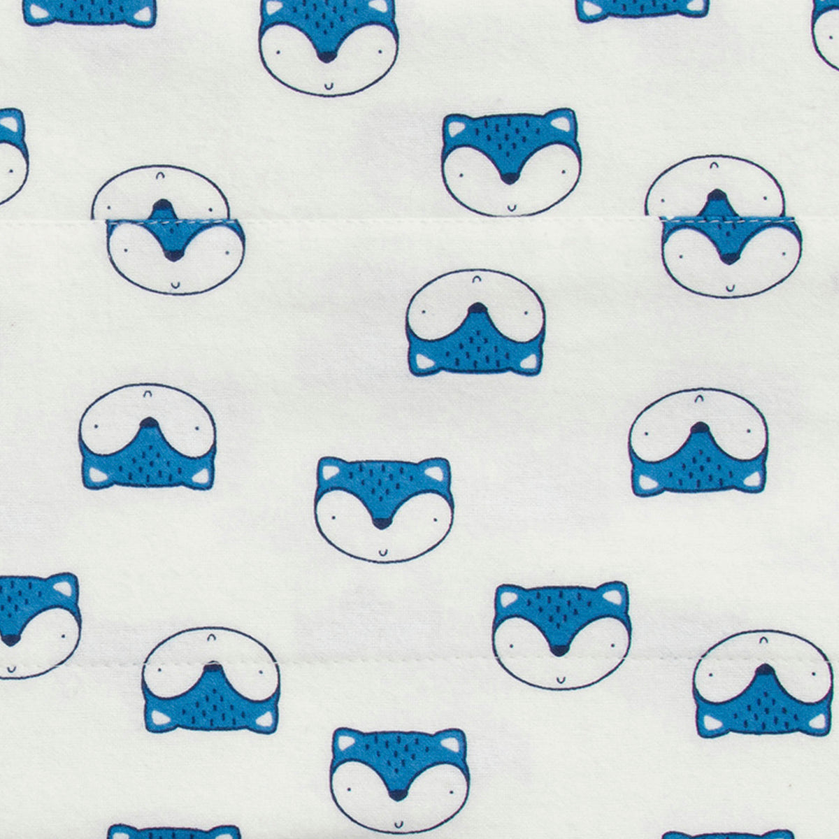 4-Pack Boys Fox Flannel Burp Cloths, additional view 1