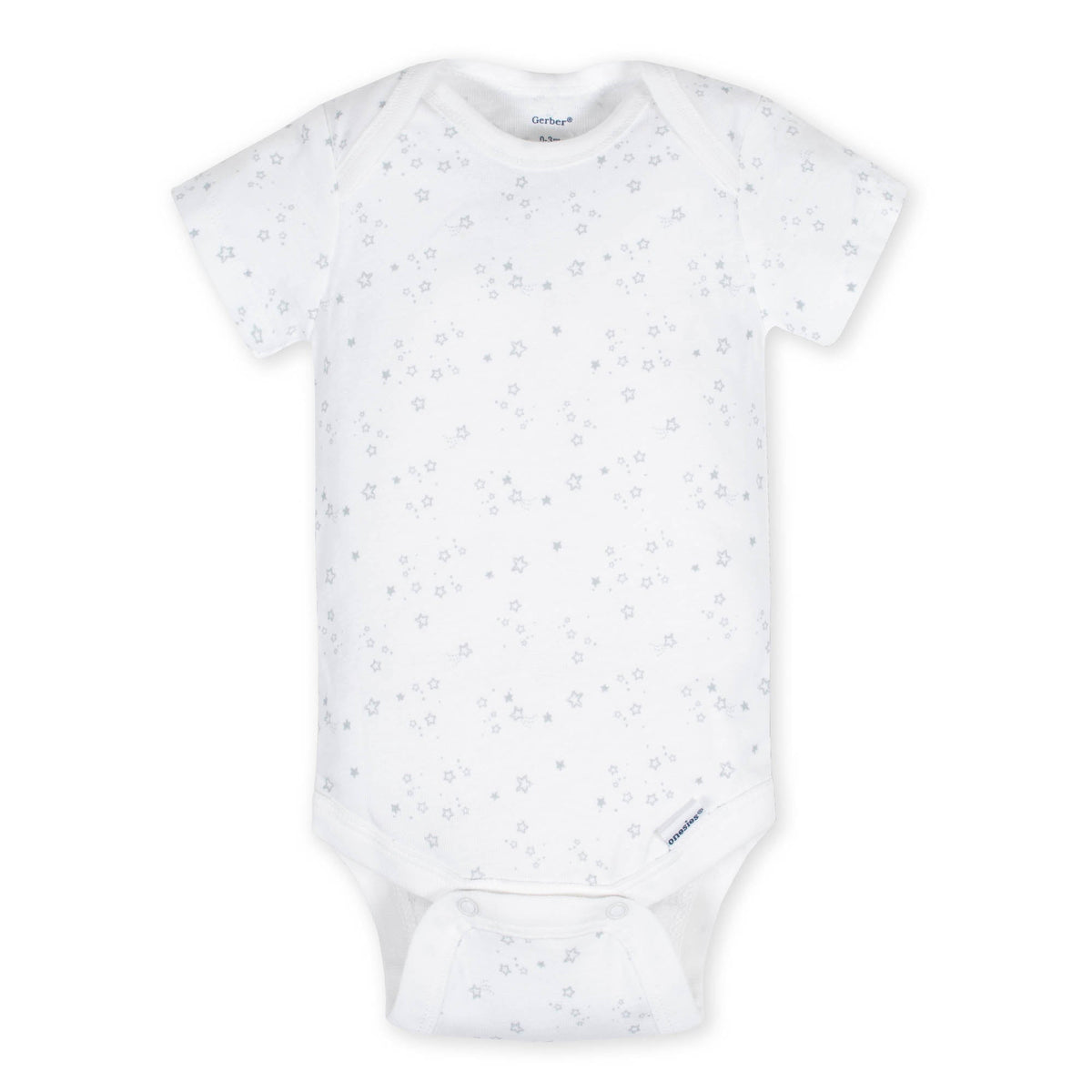 5-Pack Neutral Lamb Short Sleeve Onesies Bodysuits, additional view 5