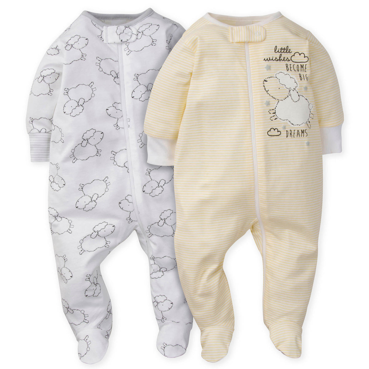 2-Pack Neutral Sheep Sleep N' Play