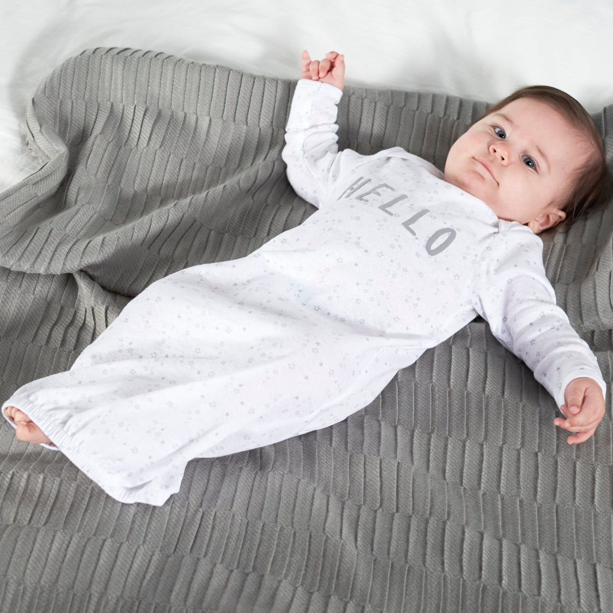 2-Pack Neutral Lamb Gowns, lifestyle photo 1