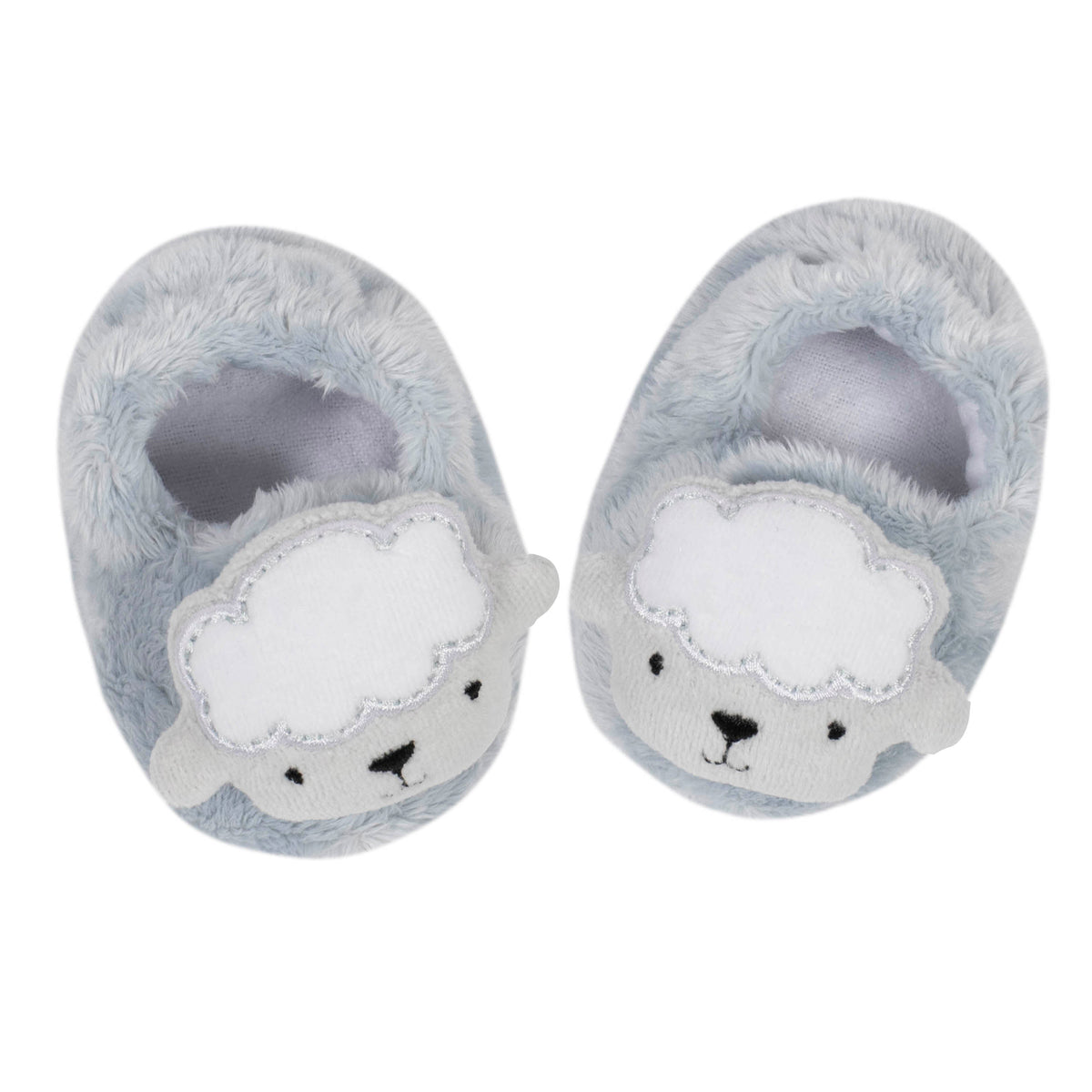1-Pack Neutral Lamb Velboa Booties