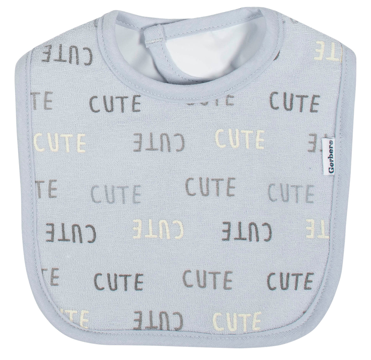 3-Pack Neutral Lamb Terry Bibs, additional view 3