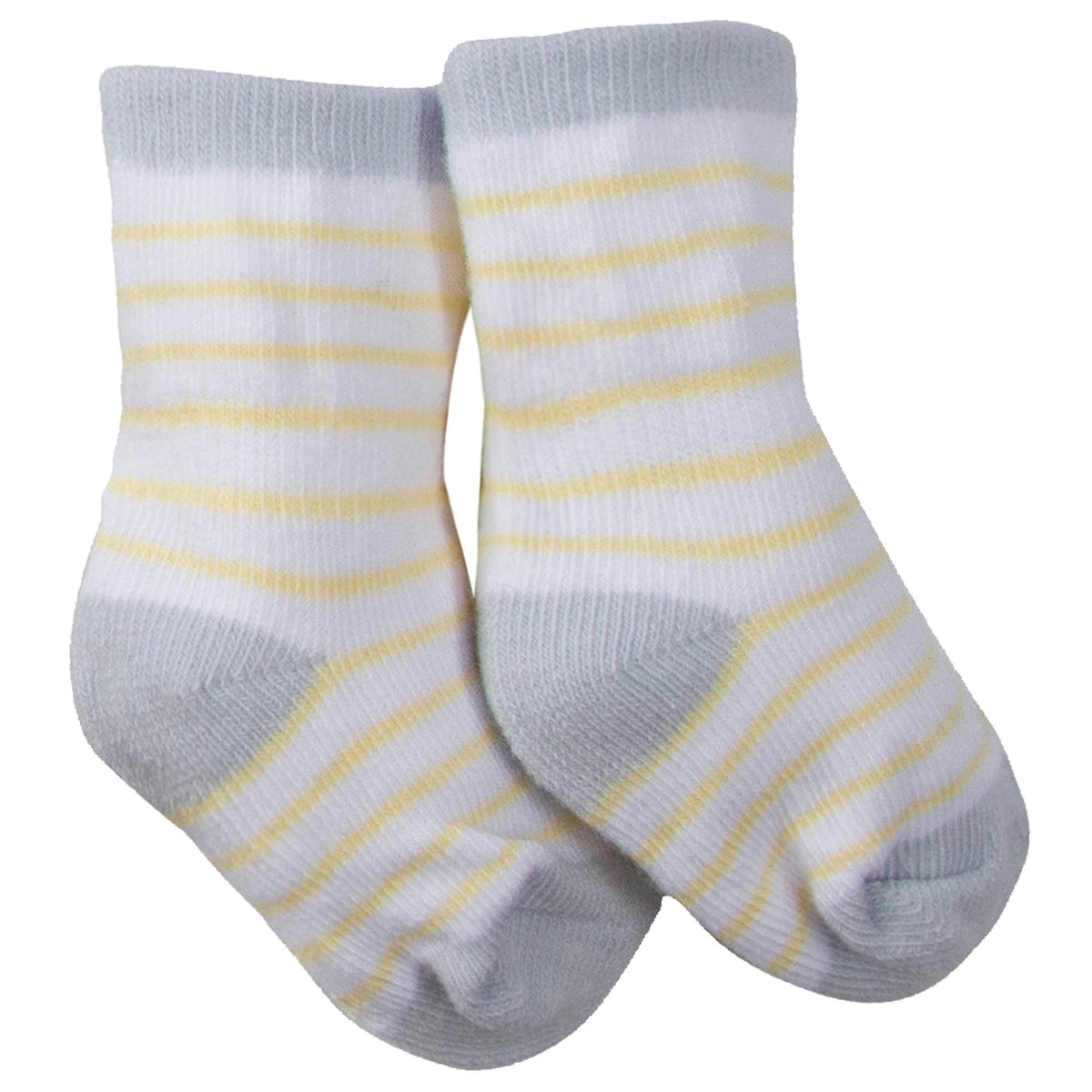 6-Pack Neutral Lamb Wiggle Proof Jersey Crew Socks, additional view 1