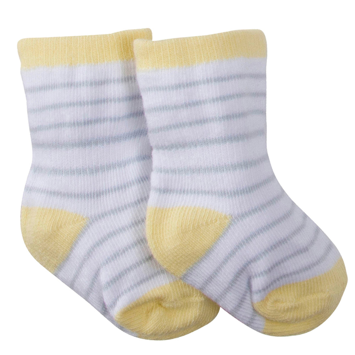 6-Pack Neutral Lamb Wiggle Proof Jersey Crew Socks, additional view 2