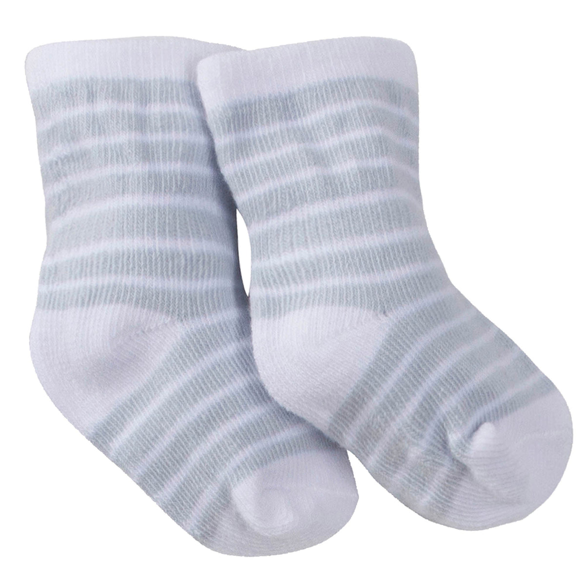 6-Pack Neutral Lamb Wiggle Proof Jersey Crew Socks, additional view 6