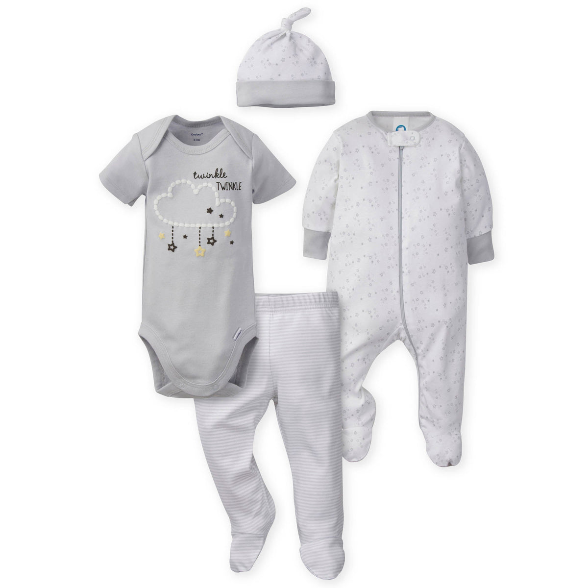 4-Piece Neutral Lamb Take-Me-Home Set