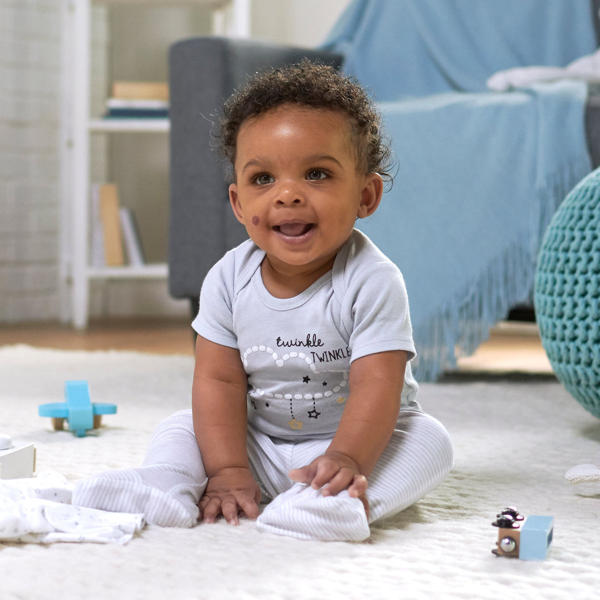 4-Piece Neutral Lamb Take-Me-Home Set, view 3